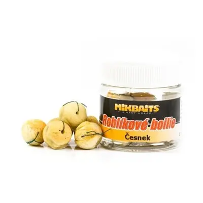 Mikbaits rohlíkové boilie 50ml-česnek