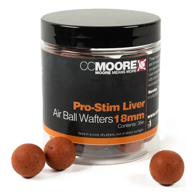 Cc moore vyvážené boilie pro-stim liver air ball wafters - 18 mm 35 ks