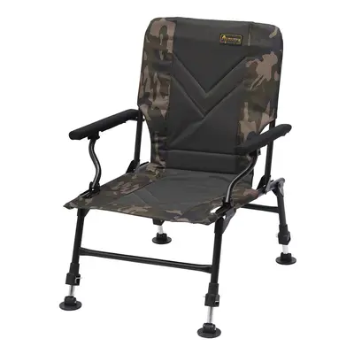 Prologic křeslo avenger relax camo chair w/armrests covers