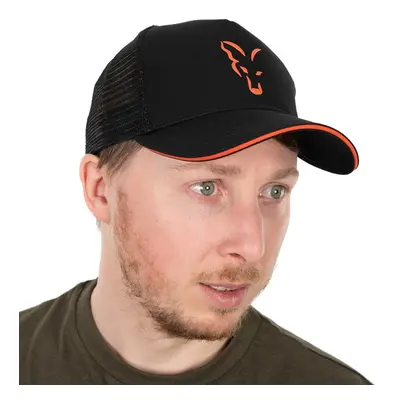 Fox kšiltovka collection trucker cap black orange