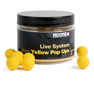 Cc moore plovoucí boilie live system yellow pop up 14 mm