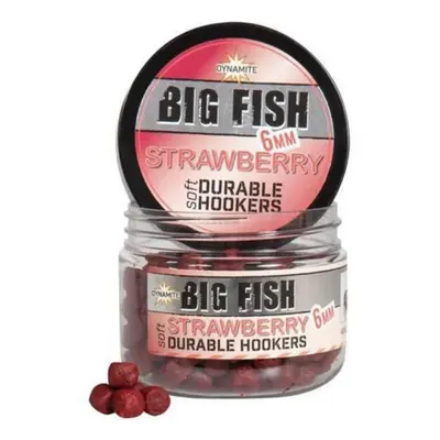 Dynamite baits měkčené pelety durable hookers strawberry 6 mm