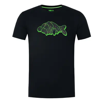 Korda tričko outline tee black - s