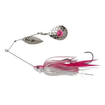 Savage gear třpytka da bush spinnerbait sinking pink silver - 14 cm 21 g