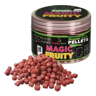 Sensas měkčené pelety super soft magic fruity 4 mm 60 g