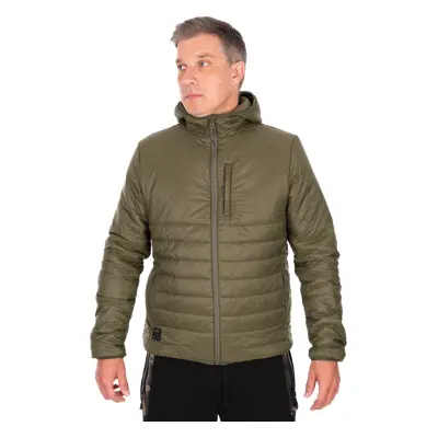 Fox bunda olive quilted jacket - s