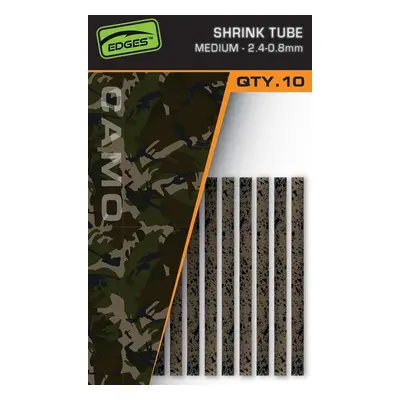 Fox smršťovací hadička edges camo shrink tube 10 ks - 2,4-0,8 mm