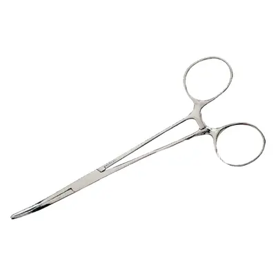 Dam pean zahnutý forceps curved 12,5 cm