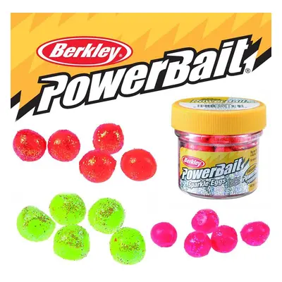 Berkley gumové nástrahy powerbait jikry 1 cm 14 g-žlutá+gliter