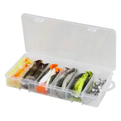 Savage gear gumové nástrahy cannibal shad kit mixed colors 36 ks - 5,5 cm 6,8 cm