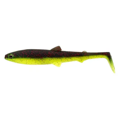 Westin gumová nástraha bullteez shadtail black chartreuse - 12,5 cm 16 g 2 ks