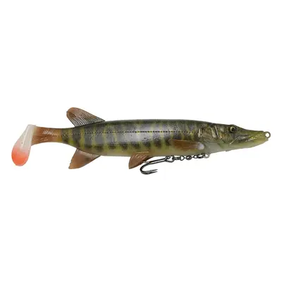 Savage gear gumová nástraha 4d pike shad ss striped pike 20 cm 65 g