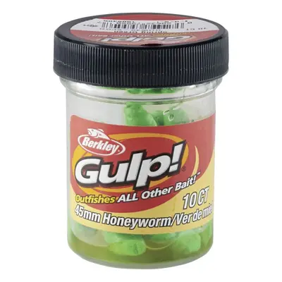 Berkley umělé nástrahy gulp honey worm spring green 3,3 cm