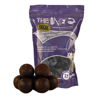 The one boilies rozpustné purple soluble česnek 1 kg - 24 mm