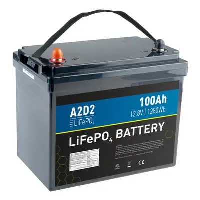 A2d2 baterie lifepo4 12,8v 100ah m8 (size of 75ah)