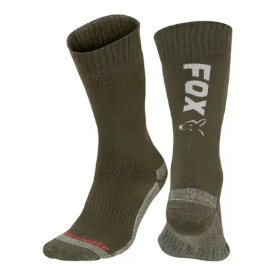 Fox ponožky collection green silver thermolite long sock