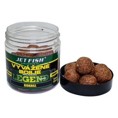 Jet fish vyvážené boilie legend range biokrill 250 ml - 20 mm