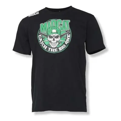 Madcat tričko skull logo t-shirt black - m