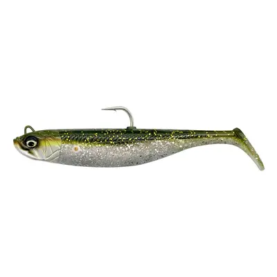 Savage gear gumová nástraha minnow sinking green silver - 12,5 cm 35 g