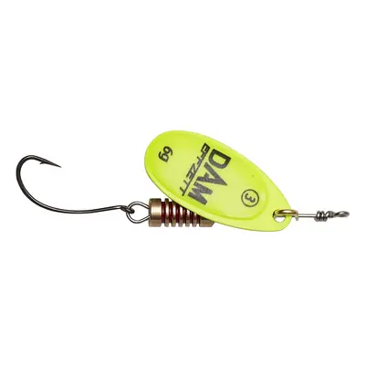 Dam třpytka effzett spinner with single hooks sinking yellow - velikost 2 hmotnost 4 g