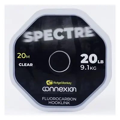 Ridgemonkey fluorocarbon connexion spectre fluorocarbon hooklink 20 m - 20 lb