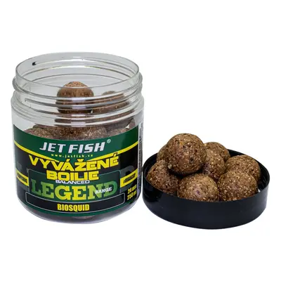 Jet fish vyvážené boilie legend range 250 ml 24 mm - biosquid