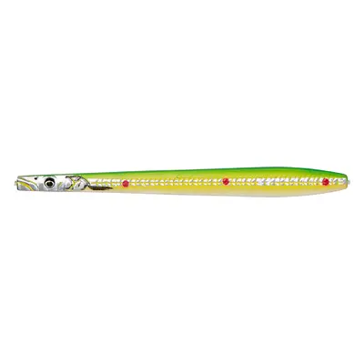 Savage gear line thru sandeel nail fluo green - 10 cm 16 g