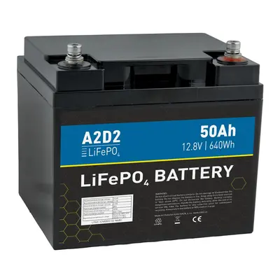 A2d2 baterie lifepo4 12,8v 50ah m6