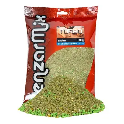 Benzar mix krmítková směs groundbait turbo fluo 800 g - marcipán