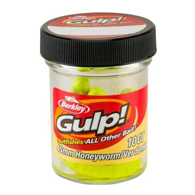 Berkley umělé nástrahy gulp honey worm-chartreuse 4,5 cm