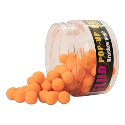 Carp inferno plovoucí boilie pop-up fluo broskev/pepř 200 ml 12 mm