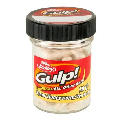 Berkley umělé nástrahy gulp honey worm-milky white 3,3 cm