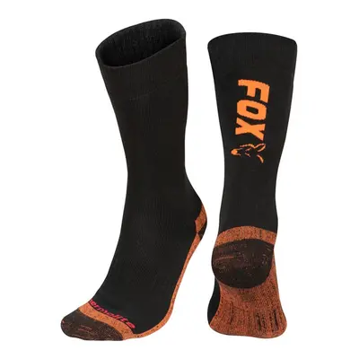 Fox ponožky collection black orange thermolite long sock