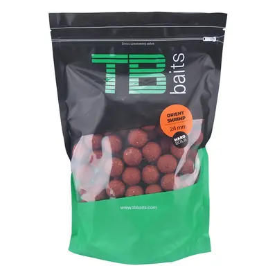 Tb baits hard boilie orient shrimp - 1 kg 24 mm