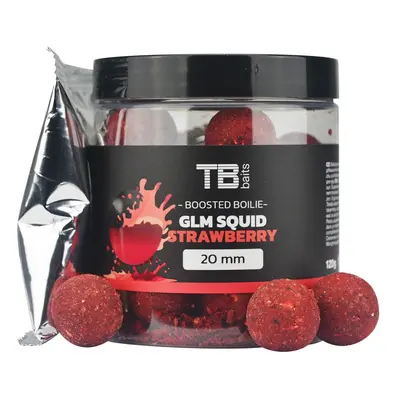 Tb baits boosterované boilie squid strawberry 120 g - 24 mm