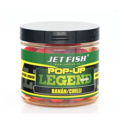 Jet fish plovoucí boilie legend range banán chilli - 60 g 16 mm