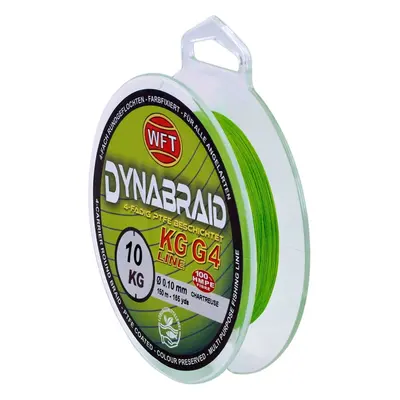 Wft splétaná šňůra round dynamix g4 chartreuse 300 m - 0,35 mm 35 kg