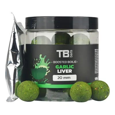 Tb baits boosterované boilie garlic liver 120 g - 20 mm