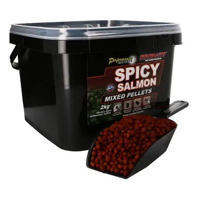 Starbaits pelety spicy salmon mixed 2 kg