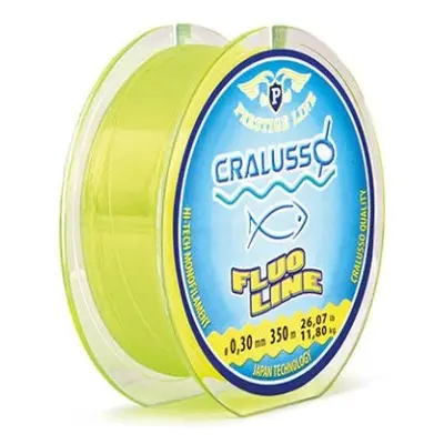 Cralusso vlasec fluo yellow prestige line 350 m - 0,30 mm