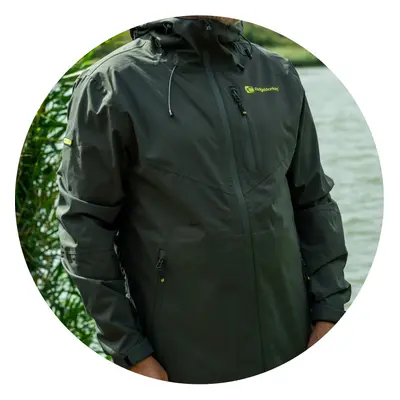 Ridgemonkey bunda apearel thermapro waterproof shell coat green - xxxl