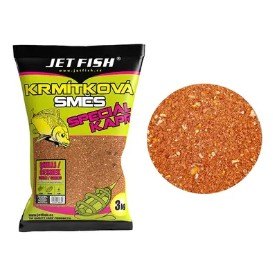 Jet fish krmítková směs speciál kapr 3 kg - chilli česnek