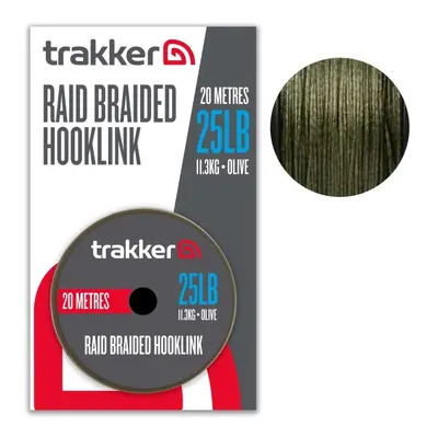 Trakker návazcová šňůrka raid braided hooklink 20 m - 0,35 mm 25 lb 11,3 kg