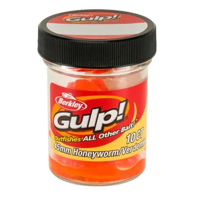 Berkley umělé nástrahy gulp honey worm-orange 4,5 cm