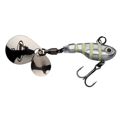 Berkley nástraha pulse spintaol glow silver zebra - 7,5 cm 21 g