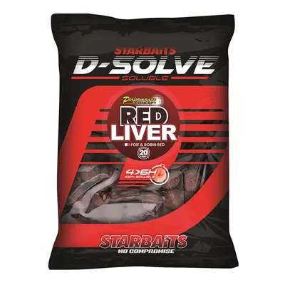 Starbaits rozpustné boilie d-solve boilies red liver 2,5 kg 20 mm