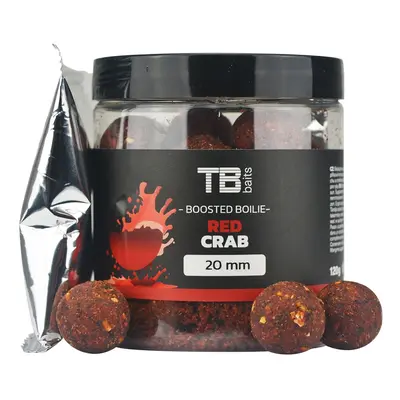 Tb baits boosterované boilie red crab 120 g - 20 mm