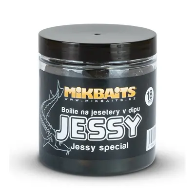 Mikbaits boilie na jesetery v dipu jessy special 250 ml 18 mm