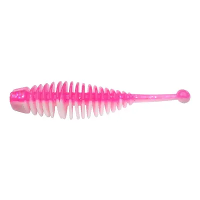 Berkley gumová nástraha powerbait power naiad pink white - 3 cm 12 ks