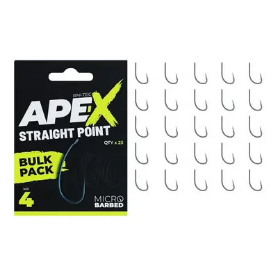 Ridgemonkey háčky ape-x straight point bulk pack 25 ks - 6